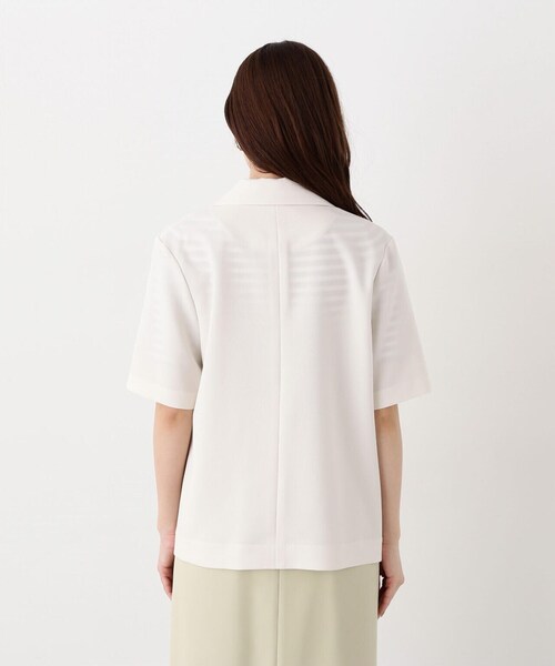 PROPORTION BODY DRESSING（プロポーションボディドレッシング）の「５分袖テーラージャケット / 1214150400（テーラードジャケット・レディース・ベージュ/ホワイト系その他・SMALL/MEDIUM）」の22枚目の写真