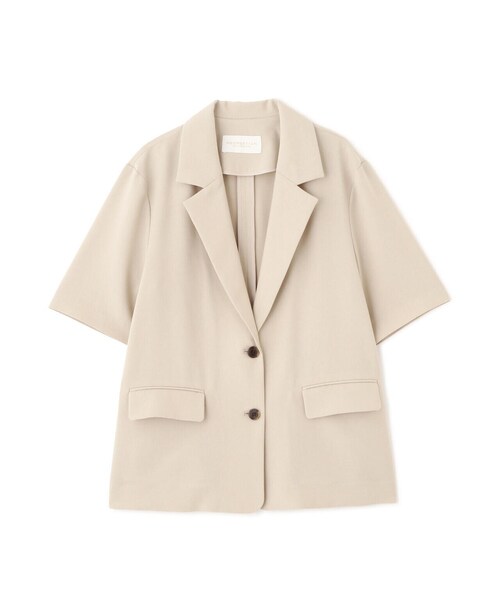 PROPORTION BODY DRESSING（プロポーションボディドレッシング）の「５分袖テーラージャケット / 1214150400（テーラードジャケット・レディース・ベージュ/ホワイト系その他・SMALL/MEDIUM）」の16枚目の写真