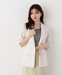 PROPORTION BODY DRESSING | 5分袖テーラージャケット / 1214150400(テーラードジャケット)