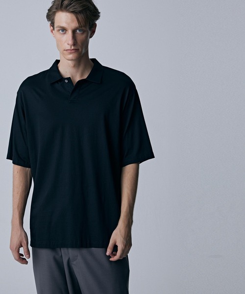 【セール】∀(TURN A/ターンエー) 環境配慮型レーヨン/プレミアムオーガニックコットン天竺ポロシャツ（TAT004-02）（ポロシャツ）｜STRUM（ストラム）