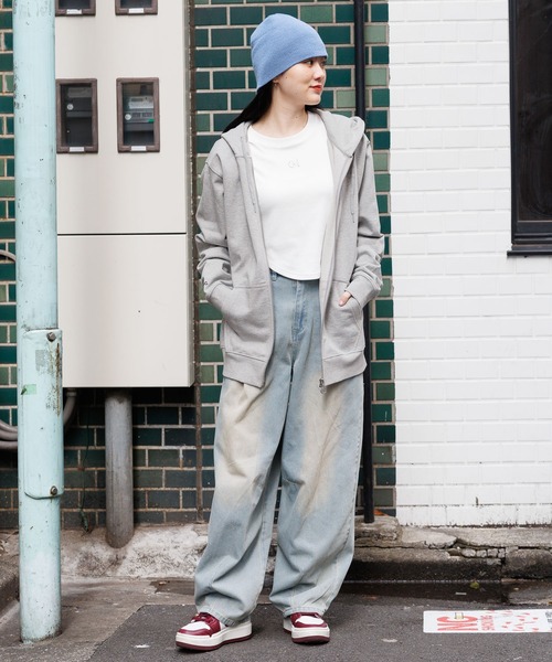 LMCの「【UNISEX】LMC／LOGO ZIPUPフーディー 2114027（パーカー・レディース・クリーム/グレー/ブラック・LARGE/MEDIUM/SMALL）」の10枚目の写真