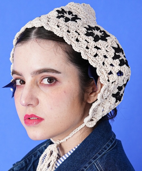 手編み二連花 三連花 ❁42〜43 How to Crochet 3D Flower*Papcorn*Knitting diagram and subtitles