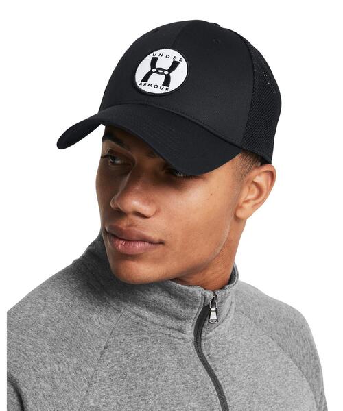UNDER ARMOUR(アンダーアーマー)の「UAブリッツィング トラッカーキャップ(トレーニング/メンズ)(キャップ・メンズ・ブラック・ONESIZE)」の3枚目の写真