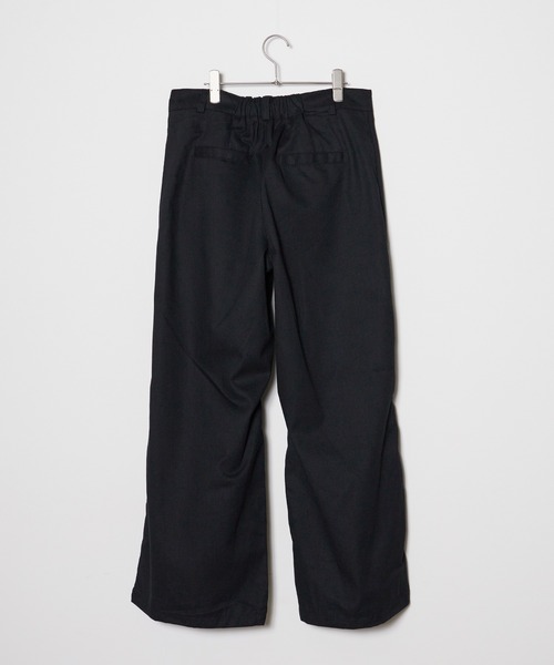 Theater code(シアターコード)の「buckle design slacks / バックルデザイン スラックス ワイド バギー フレア(スラックス・メンズ・ブラック・3/2)」の7枚目の写真