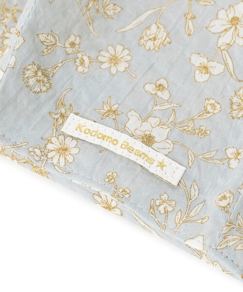 こども ビームス（コドモビームス）の「こども ビームス / 花柄 ボンネット（新生児～1才）（ハット・キッズ・ブラウン系その他2/サックスブルー・ONE SIZE）」の8枚目の写真