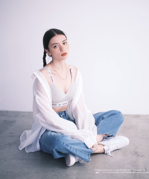 Reebok（リーボック）の「【WEB限定】【Reebok/リーボック】別注ブラトップ（スポーツブラ・レディース・グレー/ブラック・MEDIUM）」の8枚目の写真