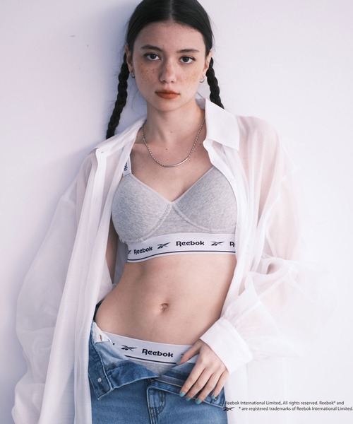 Reebok（リーボック）の「【WEB限定】【Reebok/リーボック】別注ブラトップ（スポーツブラ・レディース・グレー/ブラック・MEDIUM）」の18枚目の写真