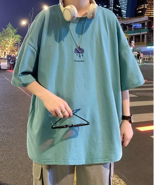NEW GENTLEMAN(ニュージェントルマン)の「ウェザ-リング オーバーサイズT(Tシャツ/カットソー・メンズ・ホワイト/ブラック/グリーン・XL/L/M)」の10枚目の写真