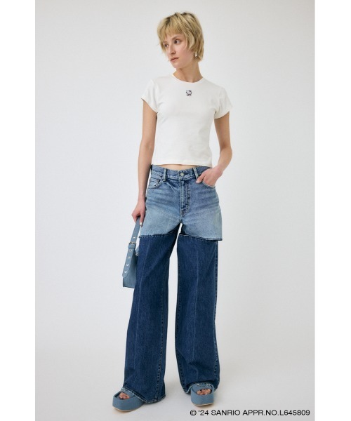 tシャツ HELLO KITTY TINY Tシャツ レディース HELLO KITTY TINY Tシャツ（Tシャツ/カットソー）｜MOUSSY