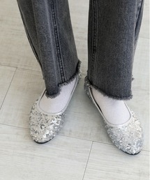 ad thie（アドティエ）の「スパンコール バレエシューズ（バレエシューズ）」