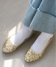 ad thie（アドティエ）の「スパンコール バレエシューズ（バレエシューズ）」