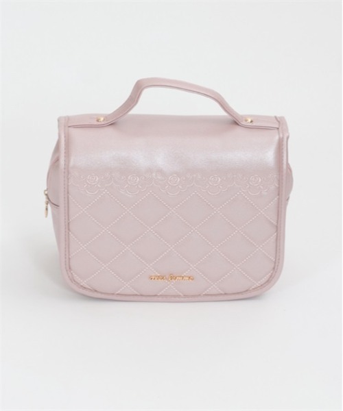 axes femme（アクシーズファム）の「薔薇×キルトハンギングポーチ（ポーチ・レディース・ピンク/ブラック・FREE）」の13枚目の写真