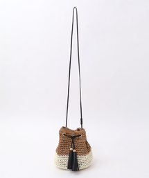 SOFFITTO（ソフィット）の「ティアドロップ型ざっくり編みバッグ(取り扱い店舗限定)（ショルダーバッグ）」