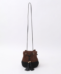 SOFFITTO（ソフィット）の「ティアドロップ型ざっくり編みバッグ(取り扱い店舗限定)（ショルダーバッグ）」