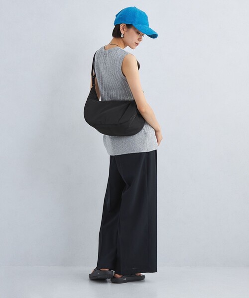 green label relaxing（グリーンレーベルリラクシング）の「2WAY ハッスイ ショルダー バッグ -はっ水-（ショルダーバッグ・レディース・オフホワイト/ブラック/ベージュ・FREE）」の8枚目の写真