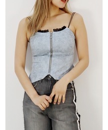 EVRIS | フェイクレザーキャミトップス(キャミソール)