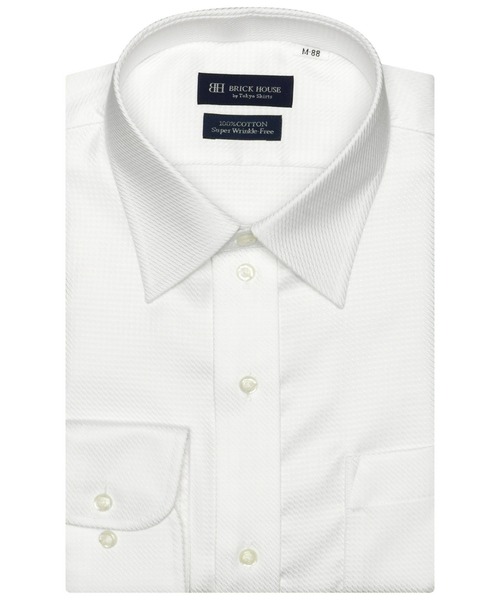 超形態安定ノーアイロン レギュラー 長袖ビジネスワイシャツ（大きいサイズ・長いサイズ）（ビジネスシャツ）｜TOKYO SHIRTS（トウキョウシャツ）ビジネスシャツ