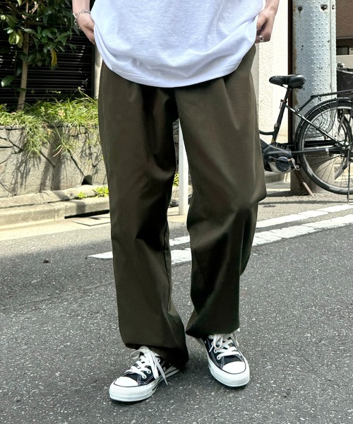 ILL'S（イルズ）の「ワイドテーパード リラックスイージー シェフパンツ ワークパンツ【ILL'S】（チノパンツ・メンズ・ブラック/ベージュ/ブラウン/アイボリー/カーキ/ネイビー/サックスブルー/グレー/チャコールグレー・S/M/L/XL/XXL）」の21枚目の写真