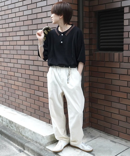 ワイドテーパード リラックスイージー シェフパンツ ワークパンツ