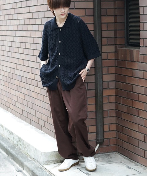 セール】ワイドテーパード リラックスイージー シェフパンツ ワーク