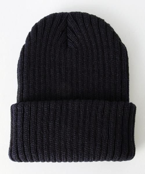 Another Edition（アナザーエディション）の「リブニットキャップ/AE RIB KNIT CAP◆（ニットキャップ/ビーニー・レディース・ブラック/グレー/ワインレッド/オリーブ/ダークグレー/ネイビー・フリー）」の6枚目の写真