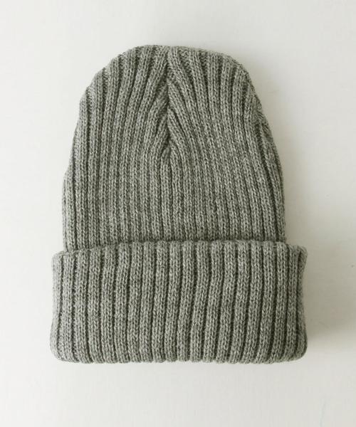 Another Edition（アナザーエディション）の「リブニットキャップ/AE RIB KNIT CAP◆（ニットキャップ/ビーニー・レディース・ブラック/グレー/ワインレッド/オリーブ/ダークグレー/ネイビー・フリー）」の11枚目の写真