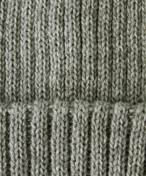 Another Edition（アナザーエディション）の「リブニットキャップ/AE RIB KNIT CAP◆（ニットキャップ/ビーニー・レディース・ブラック/グレー/ワインレッド/オリーブ/ダークグレー/ネイビー・フリー）」の12枚目の写真