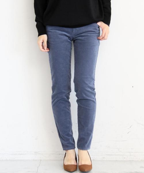 BEAUTY&YOUTH UNITED ARROWS（ビューティーアンドユースユナイテッドアローズ）の「BY 18W コードスキニーパンツ◆（その他パンツ・レディース・ブラウン/コバルトブルー/オフホワイト/ブラック・SMALL/MEDIUM/LARGE）」の4枚目の写真