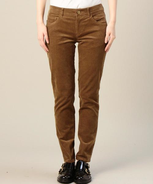 BEAUTY&YOUTH UNITED ARROWS（ビューティーアンドユースユナイテッドアローズ）の「BY 18W コードスキニーパンツ◆（その他パンツ・レディース・ブラウン/コバルトブルー/オフホワイト/ブラック・SMALL/MEDIUM/LARGE）」の14枚目の写真