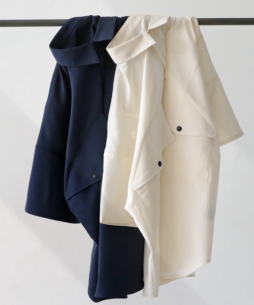 切り替えデザインシャツ（シャツ/ブラウス）｜antiqua（アンティカ）