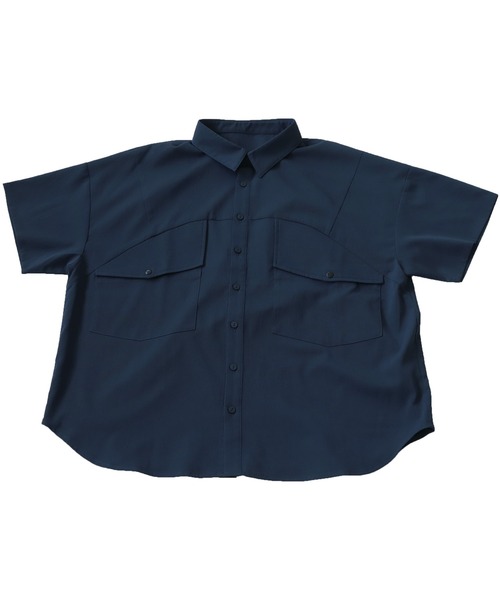 切り替えデザインシャツ（シャツ/ブラウス）｜antiqua（アンティカ）