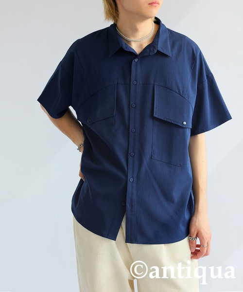 アンティカ☆ねじりデザインシャツ アンティカ☆ねじりデザインシャツ アンティカ☆ねじりデザインシャツ