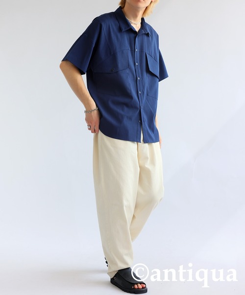 切り替えデザインシャツ（シャツ/ブラウス）｜antiqua（アンティカ）の