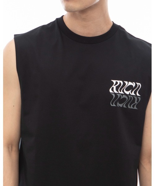 RVCA(ルーカ)の「RVCA メンズ 【SURF TEE】 FLIP FLOW SURF TANK ラッシュガード 【2024年夏モデル】/ルーカマッスルタンクトップ(水着)(ラッシュガード・メンズ・ホワイト/ブラック・MEDIUM/LARGE/X-LARGE/SMALL)」の10枚目の写真