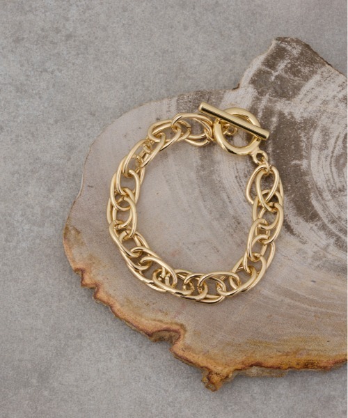 AZUL by moussy(アズールバイマウジー)の「ボリュームチェーンブレスレット(ブレスレット・レディース・ゴールド系その他/シルバー・FREE)」の1枚目の写真