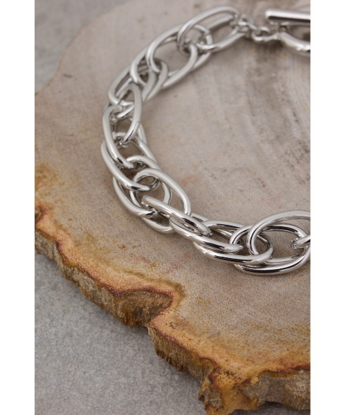 AZUL by moussy(アズールバイマウジー)の「ボリュームチェーンブレスレット(ブレスレット・レディース・ゴールド系その他/シルバー・FREE)」の3枚目の写真