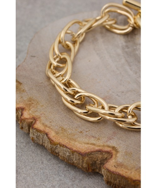 AZUL by moussy(アズールバイマウジー)の「ボリュームチェーンブレスレット(ブレスレット・レディース・ゴールド系その他/シルバー・FREE)」の5枚目の写真