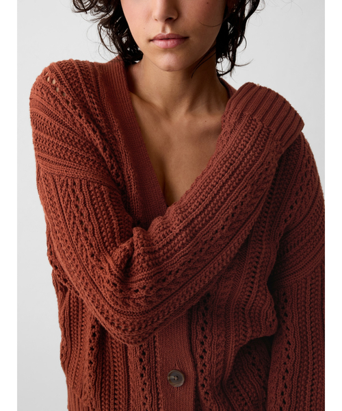 CHARLOTT 売れ筋商品|||シャルロット カーディガン アウター レディース Cardigans Brown Crew Neck Short Cardigan t1911-223 | cizatto