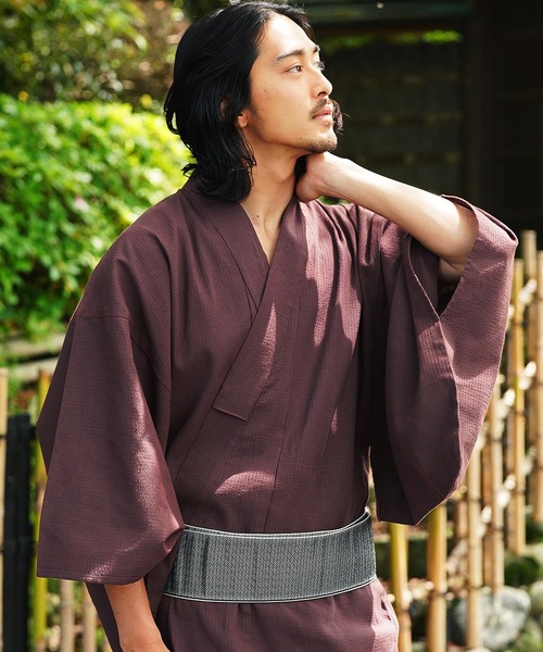 jiggys shop(ジギーズショップ)の「浴衣2点セット (浴衣+帯)(浴衣・メンズ・グレー系その他2/ブラック系その他4/ブラック系その他2/ベージュ系その他/ブラック系その他3/ブルー系その他/ブラック系その他/ブルー系その他5/ブルー系その他4/ブルー系その他3/ブルー系その他2/ブラウン系その他/グレー系その他/グレー系その他5/グレー系その他4/グレー系その他3・MEDIUM/X-SMALL/X-LARGE/LARGE/SMALL)」の10枚目の写真