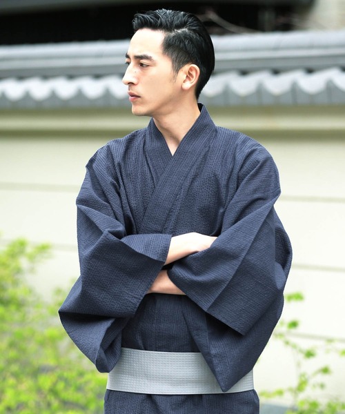 jiggys shop(ジギーズショップ)の「浴衣2点セット (浴衣+帯)(浴衣・メンズ・グレー系その他2/ブラック系その他4/ブラック系その他2/ベージュ系その他/ブラック系その他3/ブルー系その他/ブラック系その他/ブルー系その他5/ブルー系その他4/ブルー系その他3/ブルー系その他2/ブラウン系その他/グレー系その他/グレー系その他5/グレー系その他4/グレー系その他3・MEDIUM/X-SMALL/X-LARGE/LARGE/SMALL)」の12枚目の写真