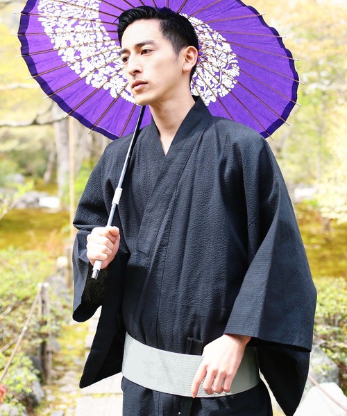 jiggys shop(ジギーズショップ)の「浴衣2点セット (浴衣+帯)(浴衣・メンズ・グレー系その他2/ブラック系その他4/ブラック系その他2/ベージュ系その他/ブラック系その他3/ブルー系その他/ブラック系その他/ブルー系その他5/ブルー系その他4/ブルー系その他3/ブルー系その他2/ブラウン系その他/グレー系その他/グレー系その他5/グレー系その他4/グレー系その他3・MEDIUM/X-SMALL/X-LARGE/LARGE/SMALL)」の13枚目の写真