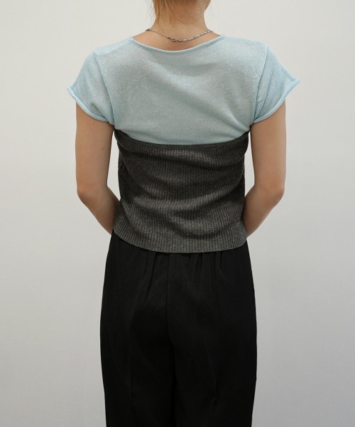 Rashik(ラシク)の「ドッキングベアトップス(Tシャツ/カットソー・レディース・ブルー/ブラック/レッド・FREE)」の15枚目の写真