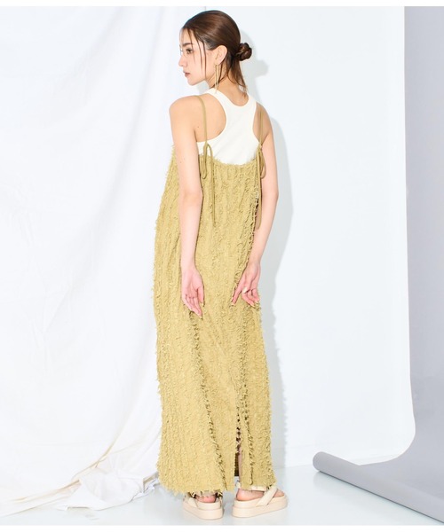 Settimissimo（セッティミッシモ）の「スムースデザインアメリカンスリーブタンクトップ（タンクトップ・レディース・モカ/ブラック/アイボリー・FREE）」の13枚目の写真