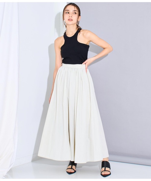 Settimissimo（セッティミッシモ）の「スムースデザインアメリカンスリーブタンクトップ（タンクトップ・レディース・モカ/ブラック/アイボリー・FREE）」の22枚目の写真