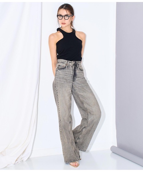 Settimissimo（セッティミッシモ）の「スムースデザインアメリカンスリーブタンクトップ（タンクトップ・レディース・モカ/ブラック/アイボリー・FREE）」の20枚目の写真