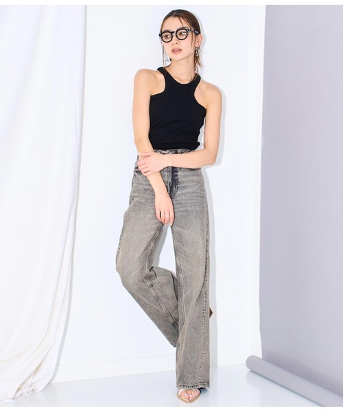 Settimissimo（セッティミッシモ）の「スムースデザインアメリカンスリーブタンクトップ（タンクトップ・レディース・モカ/ブラック/アイボリー・FREE）」の21枚目の写真