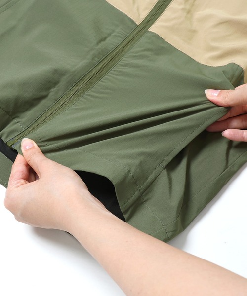 KRIFF MAYER Kid's Collection(クリフメイヤーキッズコレクション)の「【撥水・防汚】ストレッチアクティブマンパ(マウンテンパーカー・キッズ・ブラック/オリーブ/ネイビー/ベージュ・130/120/170/160/150/140)」の5枚目の写真