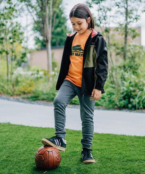 KRIFF MAYER Kid's Collection(クリフメイヤーキッズコレクション)の「【撥水・防汚】ストレッチアクティブマンパ(マウンテンパーカー・キッズ・ブラック/オリーブ/ネイビー/ベージュ・130/120/170/160/150/140)」の8枚目の写真