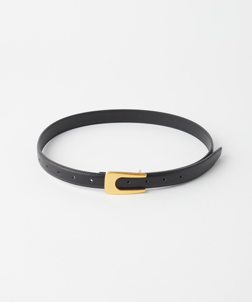 BONLECILL（ボンルシール）の「ヴィンテージライク デザインバックルレザーベルト（ベルト・レディース・ブラック/ブラウン・FREE）」の22枚目の写真