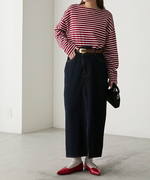 BONLECILL（ボンルシール）の「ヴィンテージライク デザインバックルレザーベルト（ベルト・レディース・ブラック/ブラウン・FREE）」の20枚目の写真